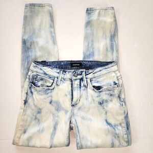 BEBE Acid Washed Skinny Jeans Sz 26